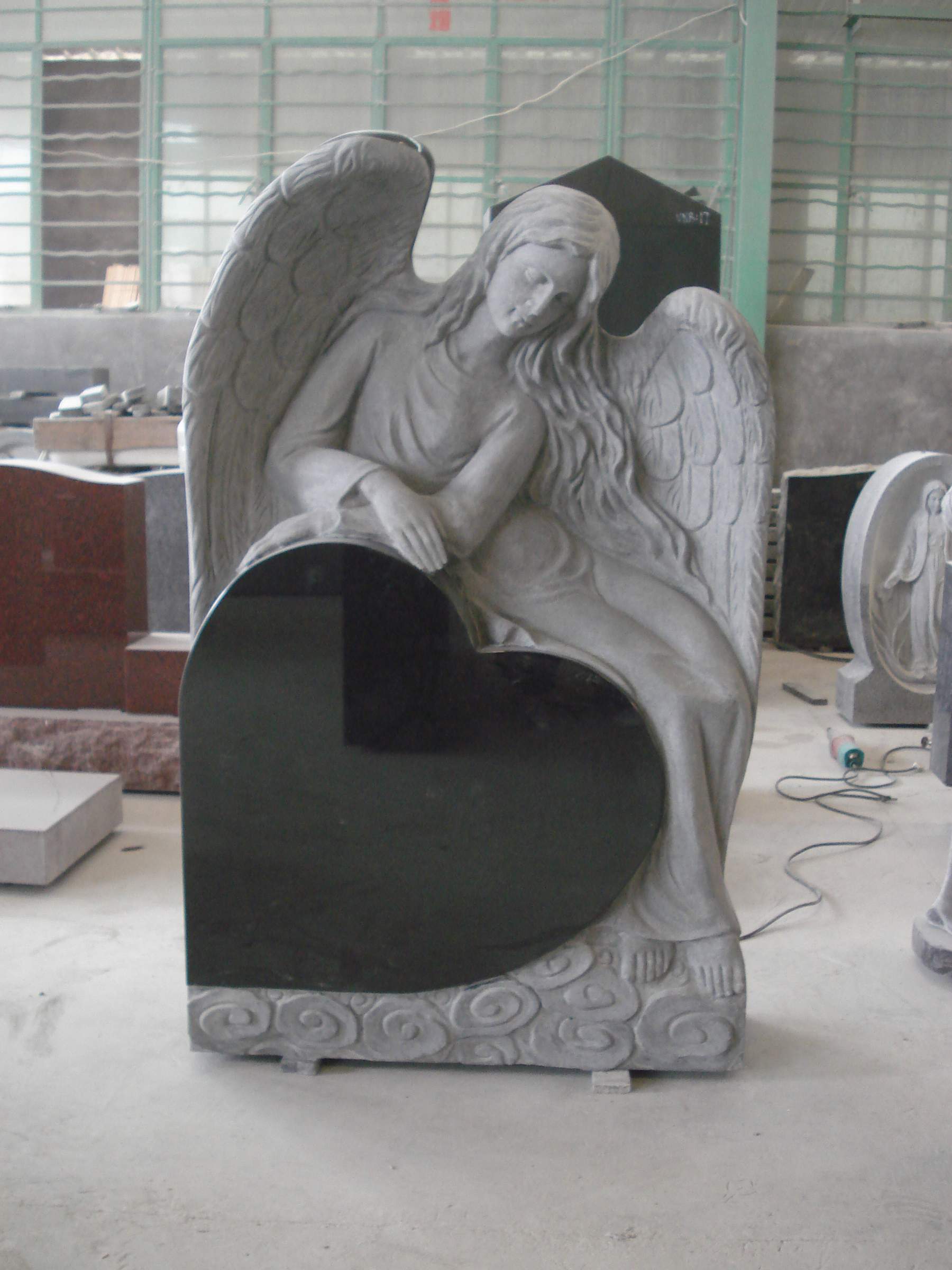 Angel over heart