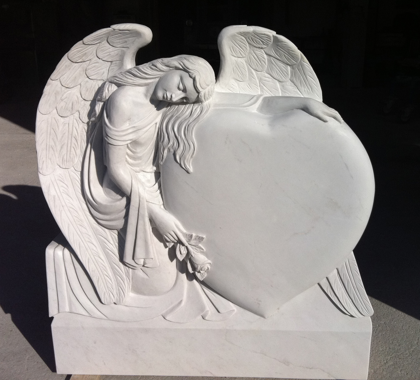 Angel with heart